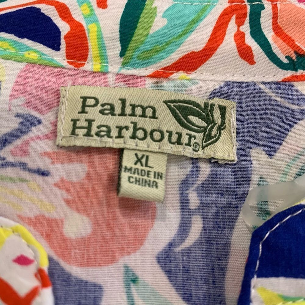 Palm Harbour Floral Sleeveless Blouse - Multicolor - Picture 9 of 11